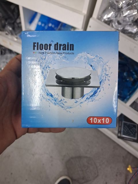 Məhsul: Floor Drain – döşəmə kanalizasiya çıxışı (10x10) - Ölçü — Bakı