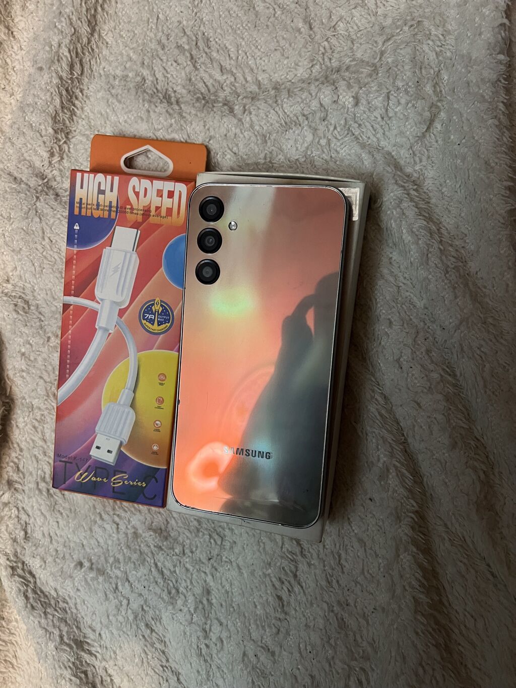 Samsung Galaxy A24 4G, 128 GB, rəng - Ağ, Sensor, Face ID — Samsung, Bakı (7)