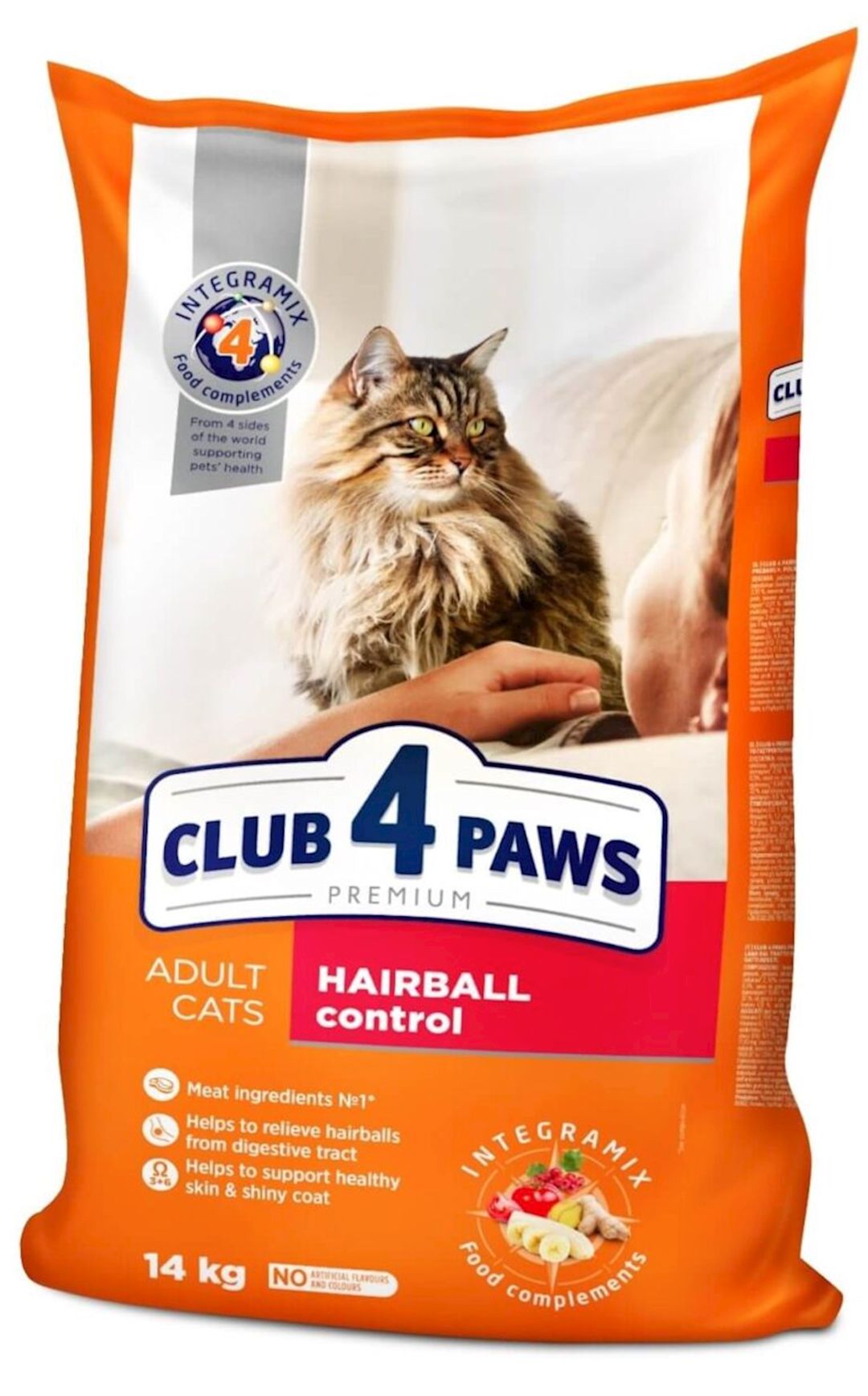Quru yem Club 4 Paws Hairball control yetkin pişiklər üçün, 14 kg — Mallar, Bakı