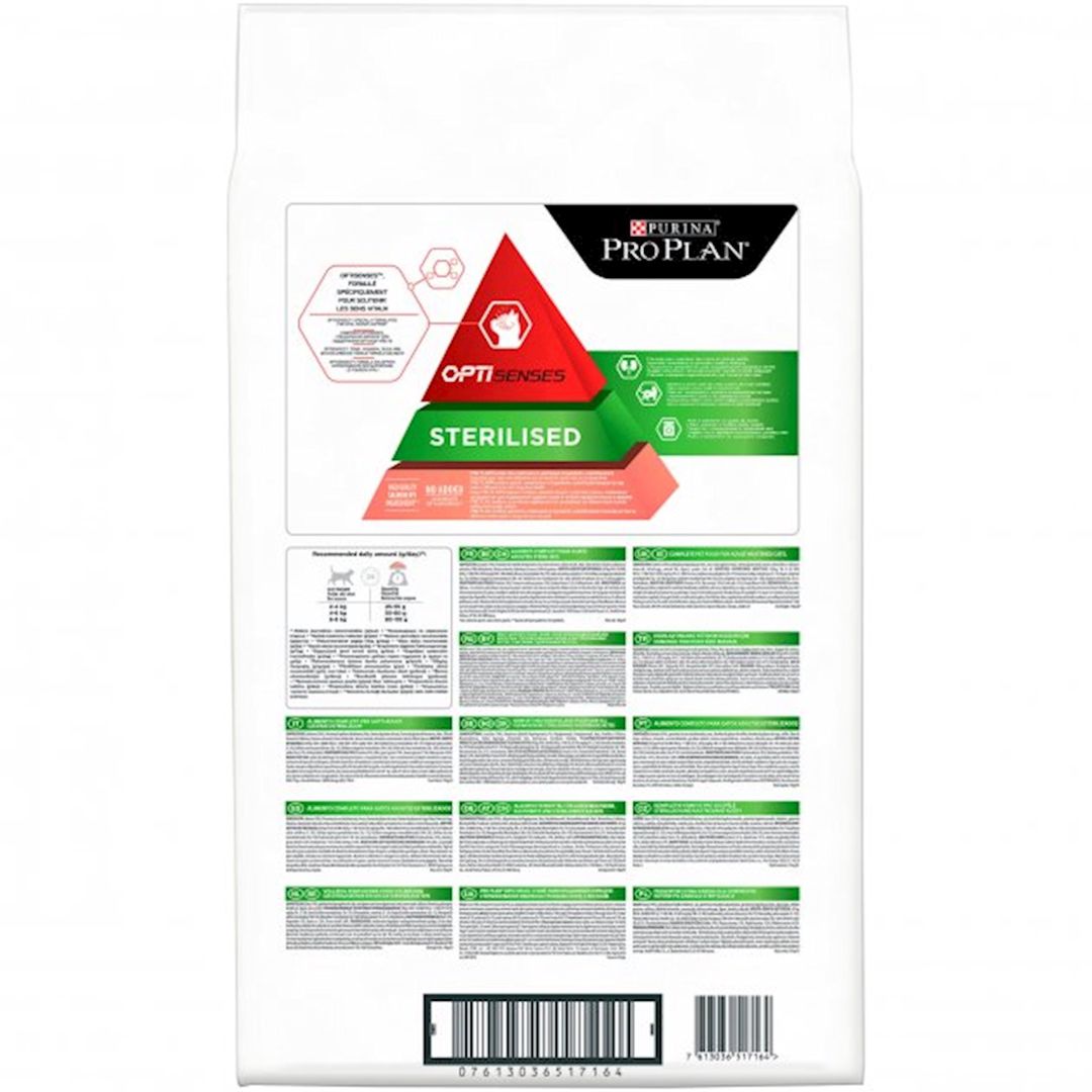 Quru yem Purina Pro Plan, qısırlaşdırılmış pişiklər üçün, qızıl balıq ilə, 10 kq — Mallar, Bakı (3)