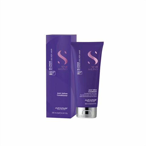 Kondisioner Alfaparf Milano Semi Di Lino Anti-Yellow, 200 ml — Bakı