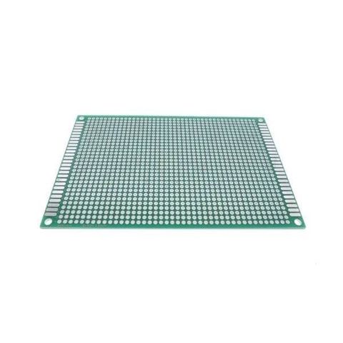 İki Üzlü Deşikli Plata (Pertinaks) – 8x12 sm - Ölçü: 8 x 12 sm — Bakı