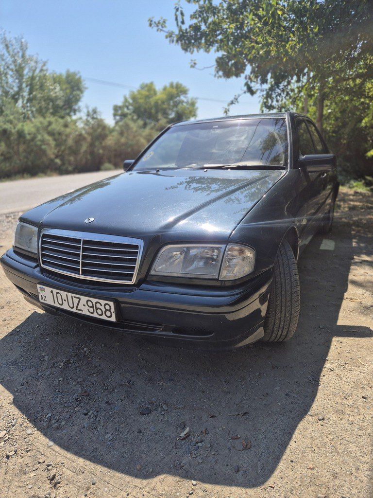 Mercedes C 200, 2.0 L, 1998 il, 350 000 km 10-UZ-968 — Avtomobillər, Salyan