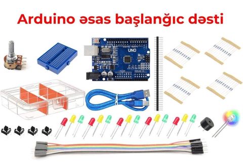 Arduino Əsas Başlanğıc Dəsti Bu dəst ilə edə biləcəkləriniz: - IoT — Bakı