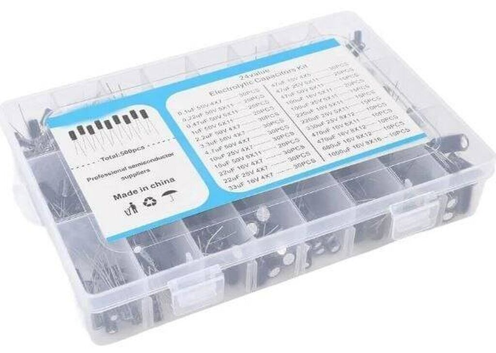 Kondansator Dəsti – 500 ədəd, 24 çeşid (Elektrolitik) Dəstin tərkibi — Müxtəlif alət dəstləri, Bakı (2)