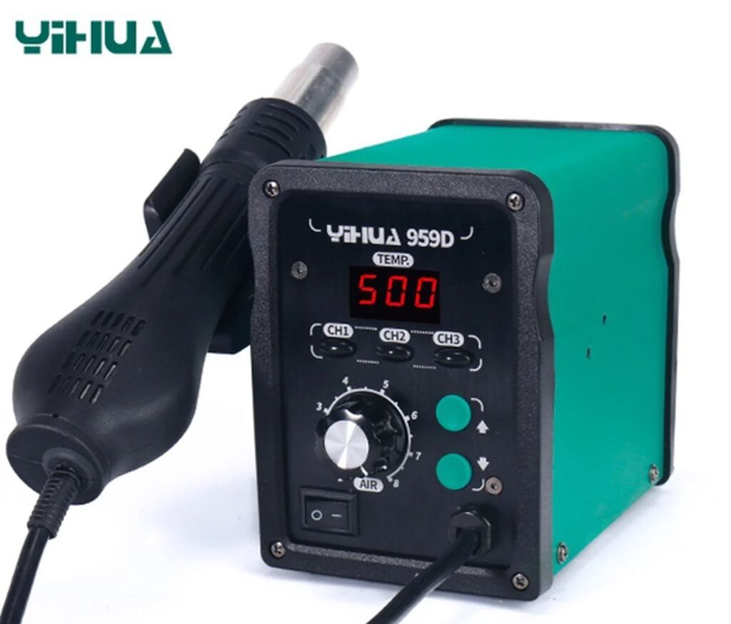 Yıhua 959D İsti Hava Lehimləmə Stansiyası YİHUA-nın müasir istehsal — Lehimlə avadanlığı, Bakı (3)