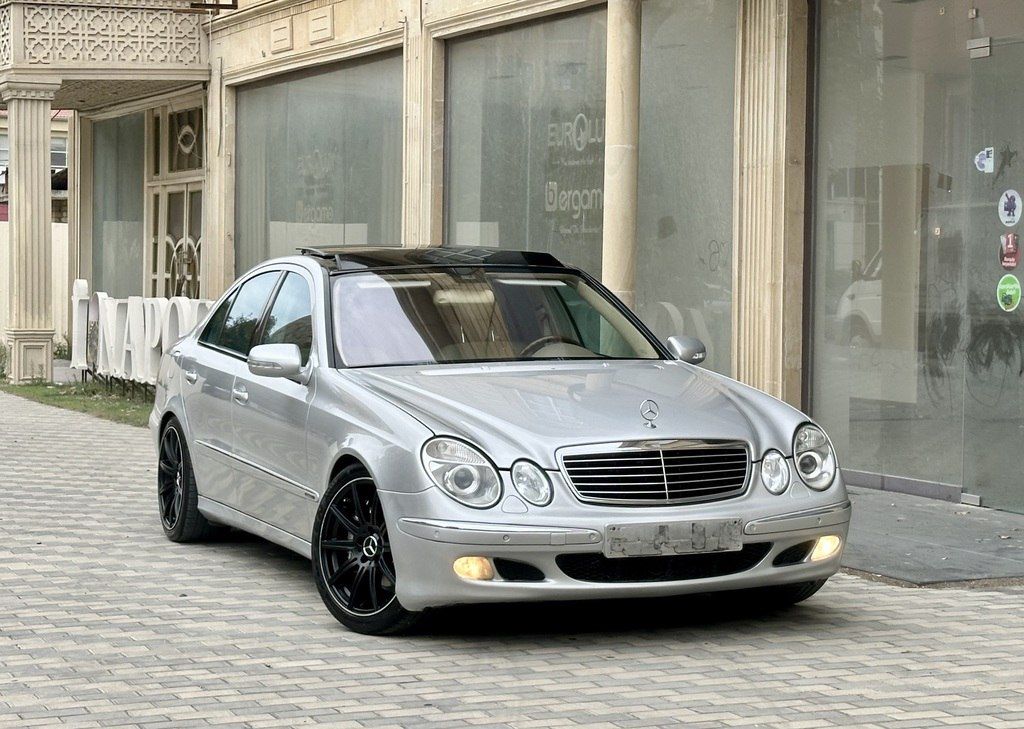 Mercedes E 240, 2.6 L, 2002 il, 318 000 km — Avtomobillər, Bakı (2)