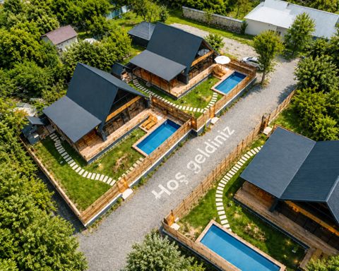 Satılır 12 otaqlı həyət evi/bağ evi 256.5 m² — Qəbələ
