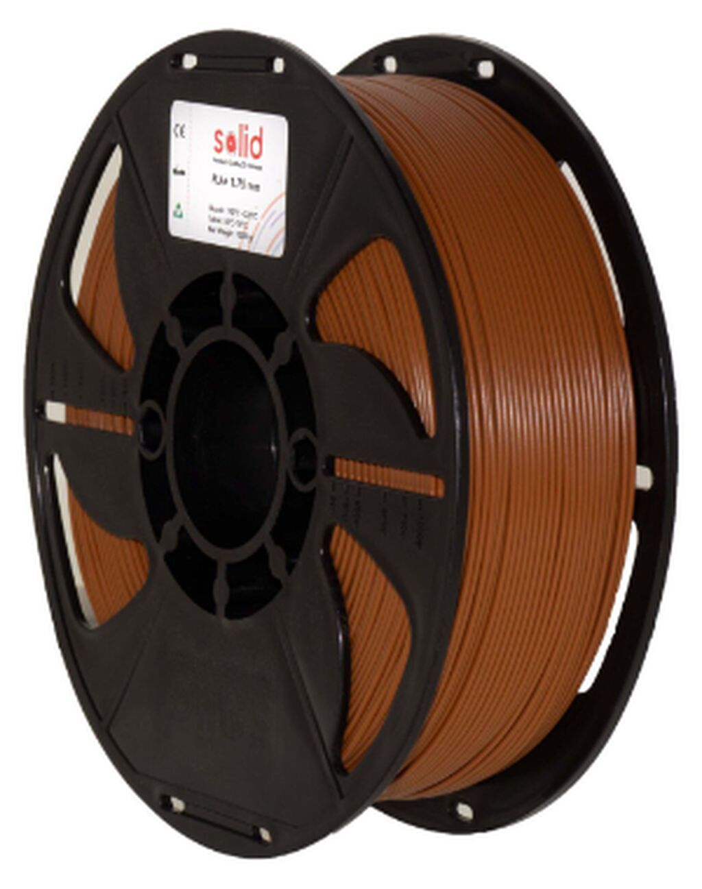 Solid Filament PLA Plus Qəhvəyi — 1.75 mm, 1 kq Türkiyədə istehsal — İstehlak malları və aksesuarlar, Bakı (4)