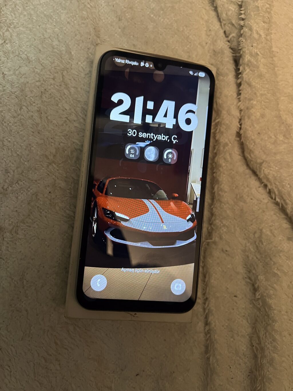 Samsung Galaxy A24 4G, 128 GB, rəng - Ağ, Sensor, Face ID — Samsung, Bakı (2)