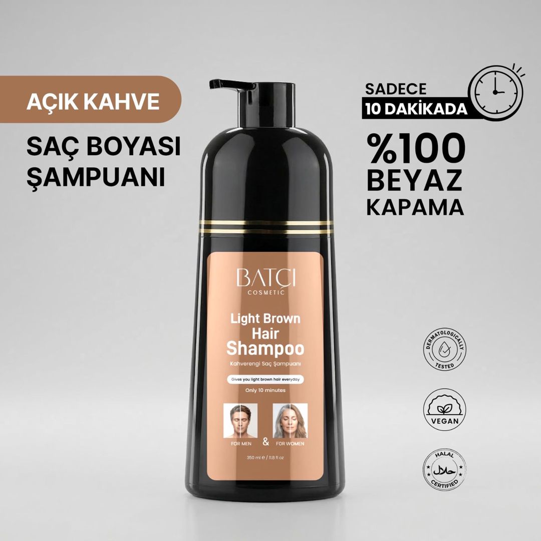 Şampun-boya Batçı Light Brown 350 ml — Mallar, Bakı (2)