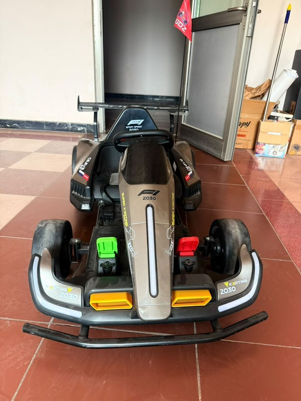Uşaq elektrik go-kartı – “F1 Sport Speed 2030” dizaynı - Real yarış — Uşaq avtomobilləri, Bakı (2)
