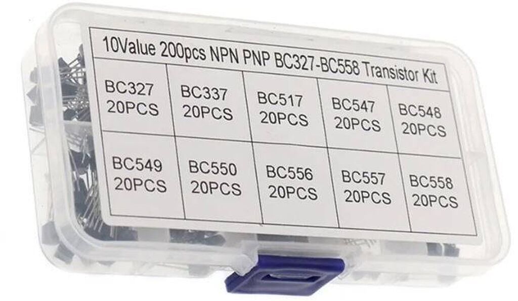 Tranzistor Dəsti – 200 ədəd, 10 çeşid (BC327–BC558) Məhsulun adı: BC — Digər, Bakı