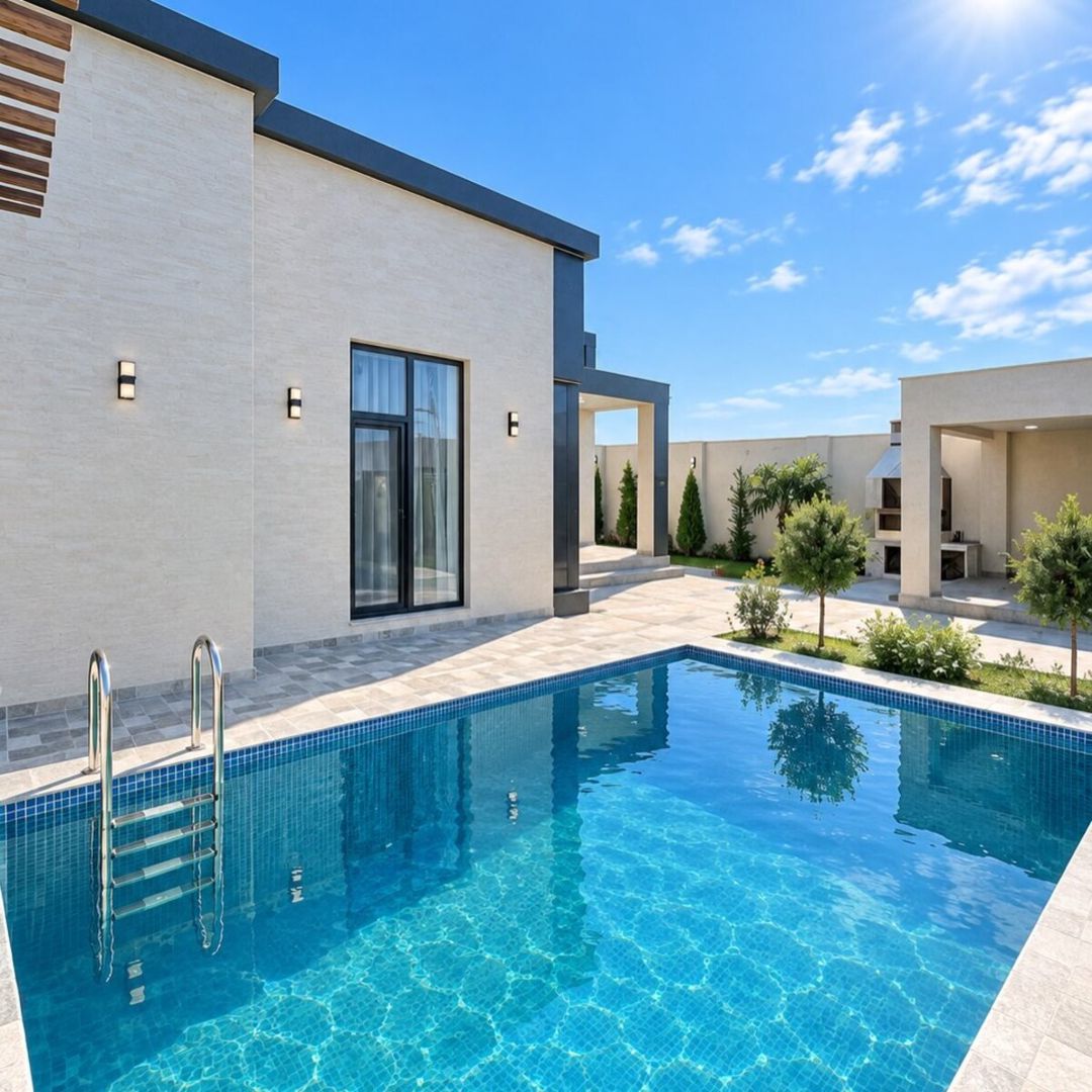 Satılır 4 otaqlı həyət evi/bağ evi 160 m² — Ev, villa, Bakı (2)
