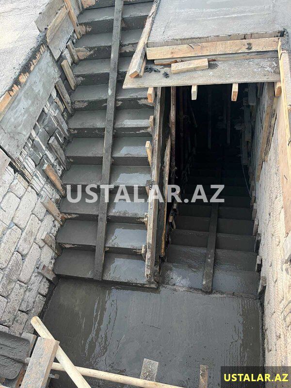 Beton, manalit işləri — Tikinti xidmətləri, Bakı (10)