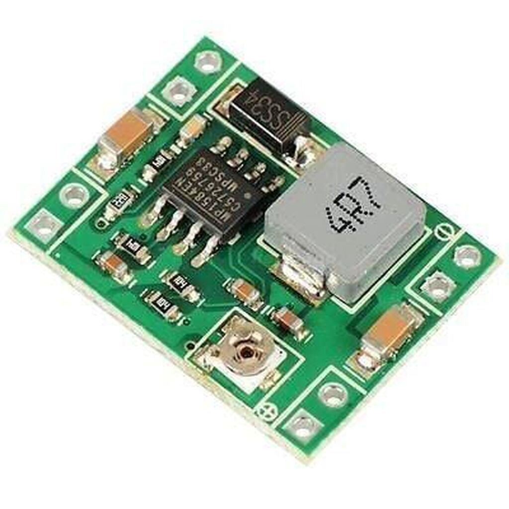 MP1584EN 3A Mini Tənzimlənəbilən Step-Down Dc-dc Regulyator Kartı — Gərginlik stabilizatoru, Bakı (2)