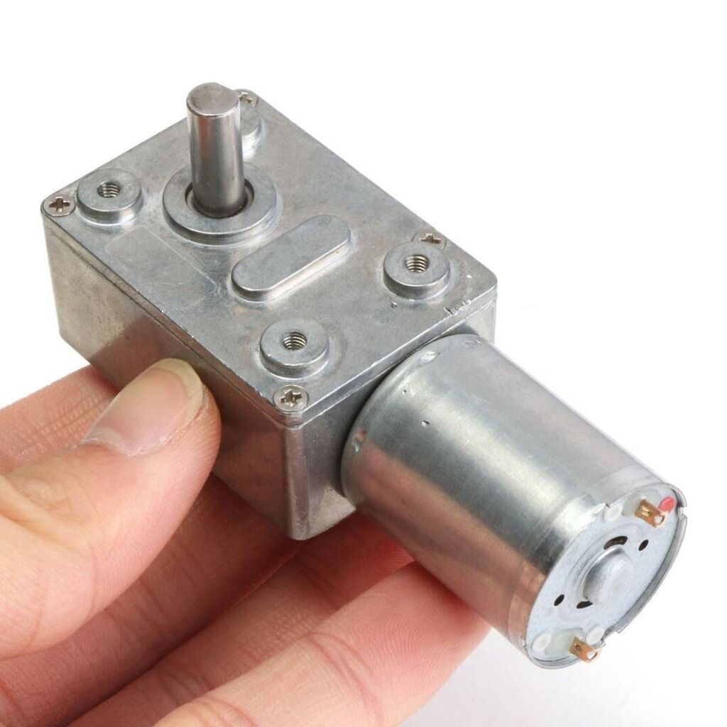 12V L Reduktorlu 300 RPM DC Motor Sürət və torka ehtiyac olan bütün — Transmissiya, Bakı (4)