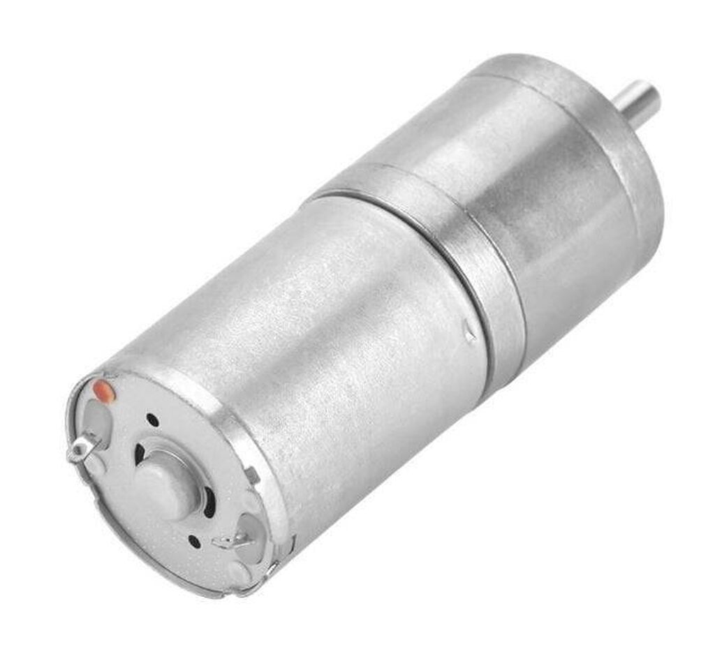 12V 90 RPM 25 mm Reduktorlu DC Motor Robot layihələri ilə yanaşı — Transmissiya, Bakı (4)