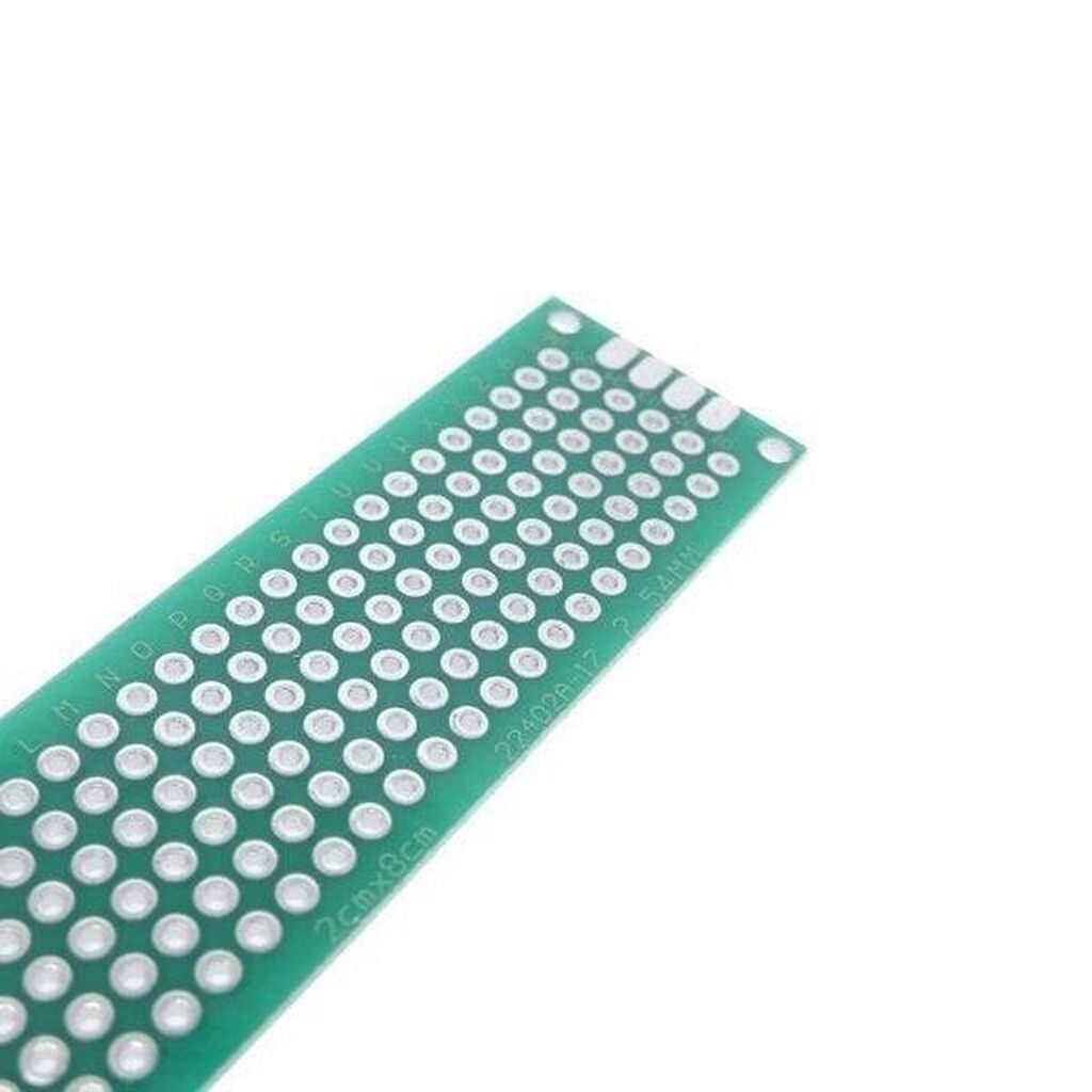 İki Üzlü Deşikli Plata – Pertinaks 2x8 sm - Ölçü: 2 x 8 sm — Smartfon ehtiyat hissələri, Bakı