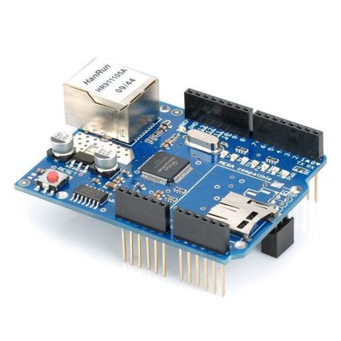 Arduino Ethernet Shield Wiznet W5100 - W5100 çipi ilə Ethernet şəbəkə — Bakı