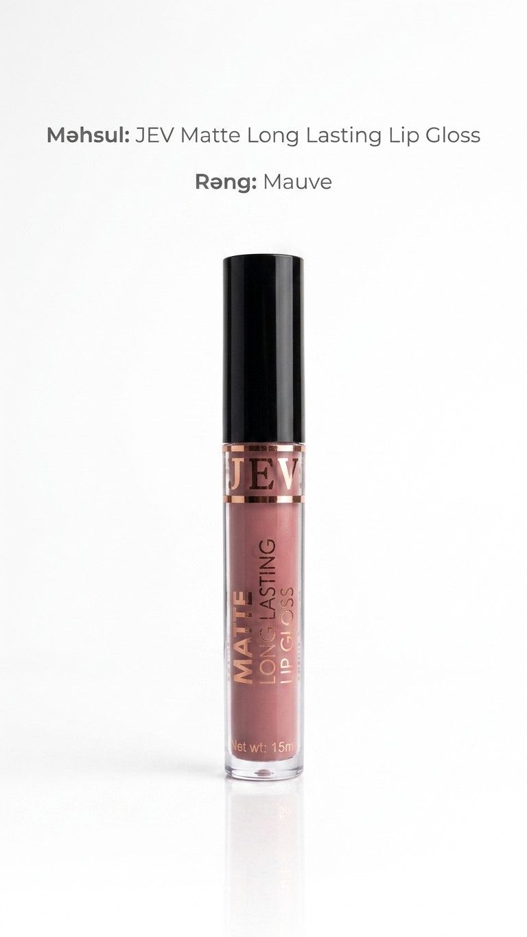 Dodaq parıldadıcısı Jev 121 Matte Long Lasting, 4.5 ml — Mallar, Bakı