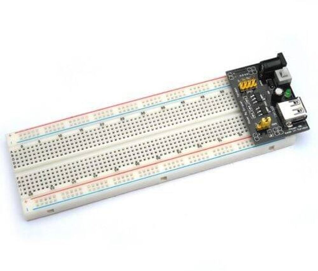 3.3V/5V Breadboard Güc Kartı Breadboardlar ilə tam uyğun olan bu — Qida bloklari, Bakı (3)