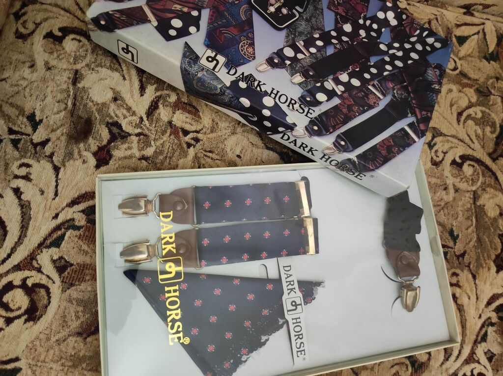 Dark Horse kişi aksesuar dəsti Məhsul: Asılqan (suspenders) və cib — Şəxsi əşyalar, Bakı (7)