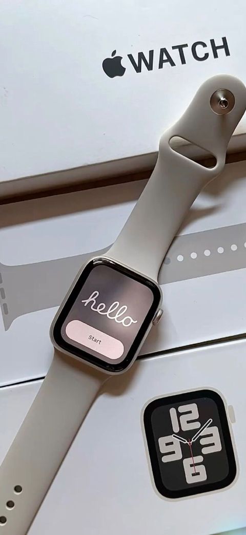 Apple watch 8 se 45 yeni kimdir 1-2 defe istifade olnub 100 pil — Bakı