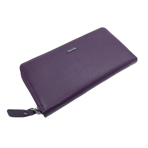 Qadınlar üçün dəri pul kisəsi Grande GRANDE_2700_PURPLE_1, bənövşəyi — Bakı