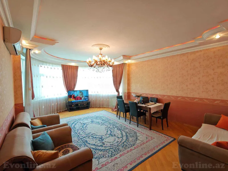 Satılır 3 otaqlı Mənzil Yeni tikili 120 m² Bakı, Nərimanov r — Bakı