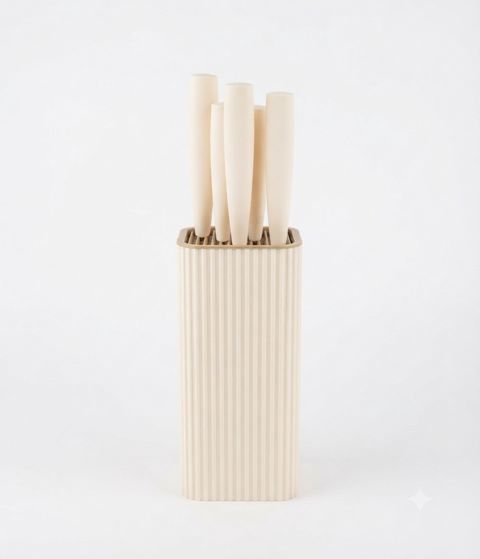 Mətbəx bıçağları dəsti NS05, paslanmayan polad/plastik — Bakı