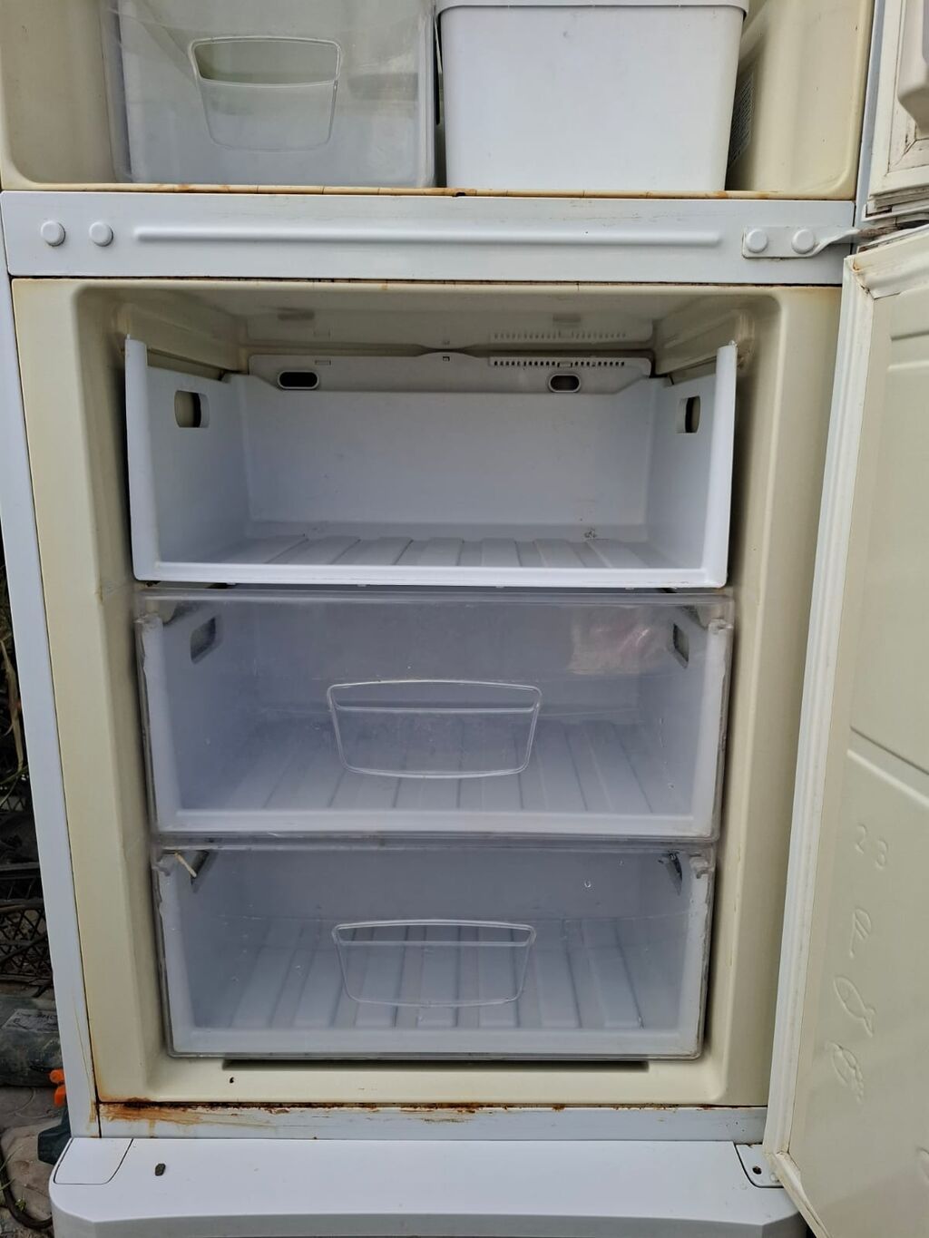 İşlənmiş 2 qapılı Indesit Soyuducu Satılır, rəng - Ağ — Soyuducular, Bakı (2)