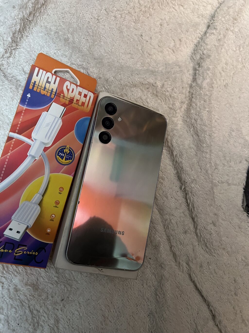Samsung Galaxy A24 4G, 128 GB, rəng - Ağ, Sensor, Face ID — Samsung, Bakı (8)