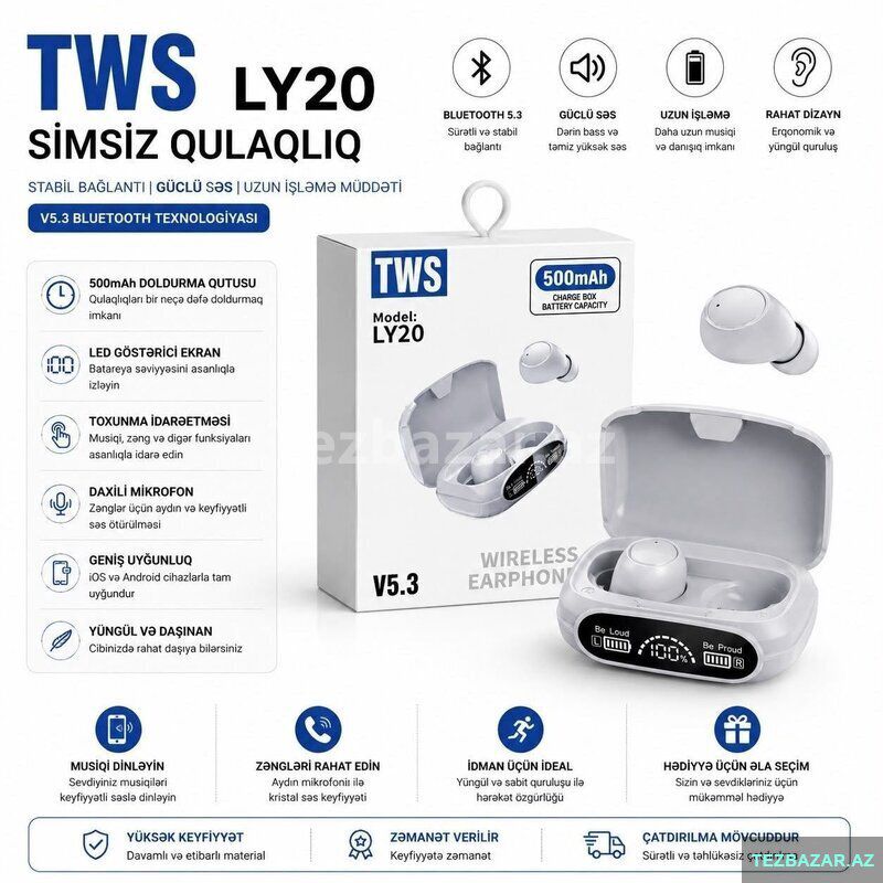 Qulaqlıq Ly20 — Səs texnikası, Bakı (2)