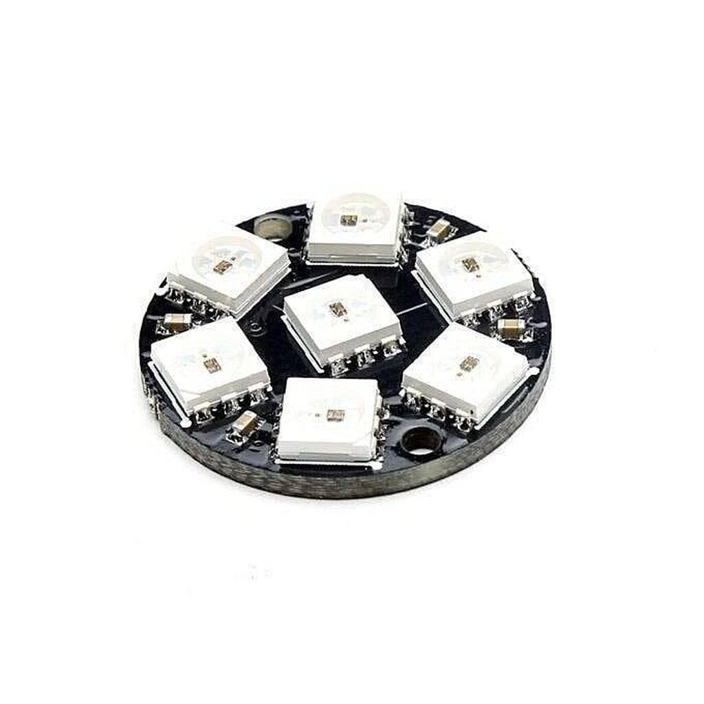 NeoPixel 7’li Dairə (CJMCU-2812-7) NeoPixel Halqa, üzərində 7 ədəd — Ampullar, Bakı (3)