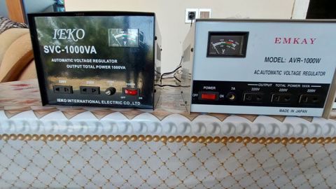 Avtomatik gərginlik tənzimləyiciləri (AVR) – 2 ədəd 1) Ieko — Bakı