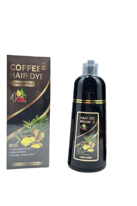 Tonlayıcı şampun saçlar üçün Deep Coffee Hair Dye 4-in-1, 500 ml — Bakı
