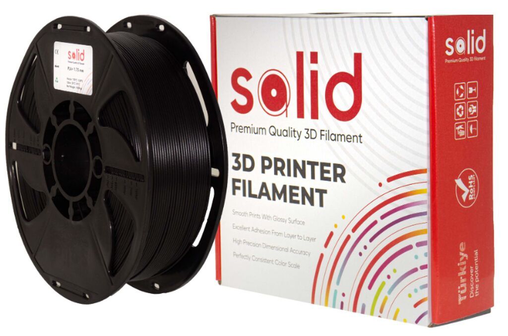Solid Filament Petg – Qara, 1 kq Yüksək standartlarda istehsal olunan — İstehlak malları və aksesuarlar, Bakı (2)