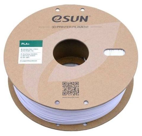 Esun PLA Plus 1.75 mm Filament – Ağımtıl (Cold White), 1 kq PLA+ 3D — Bakı