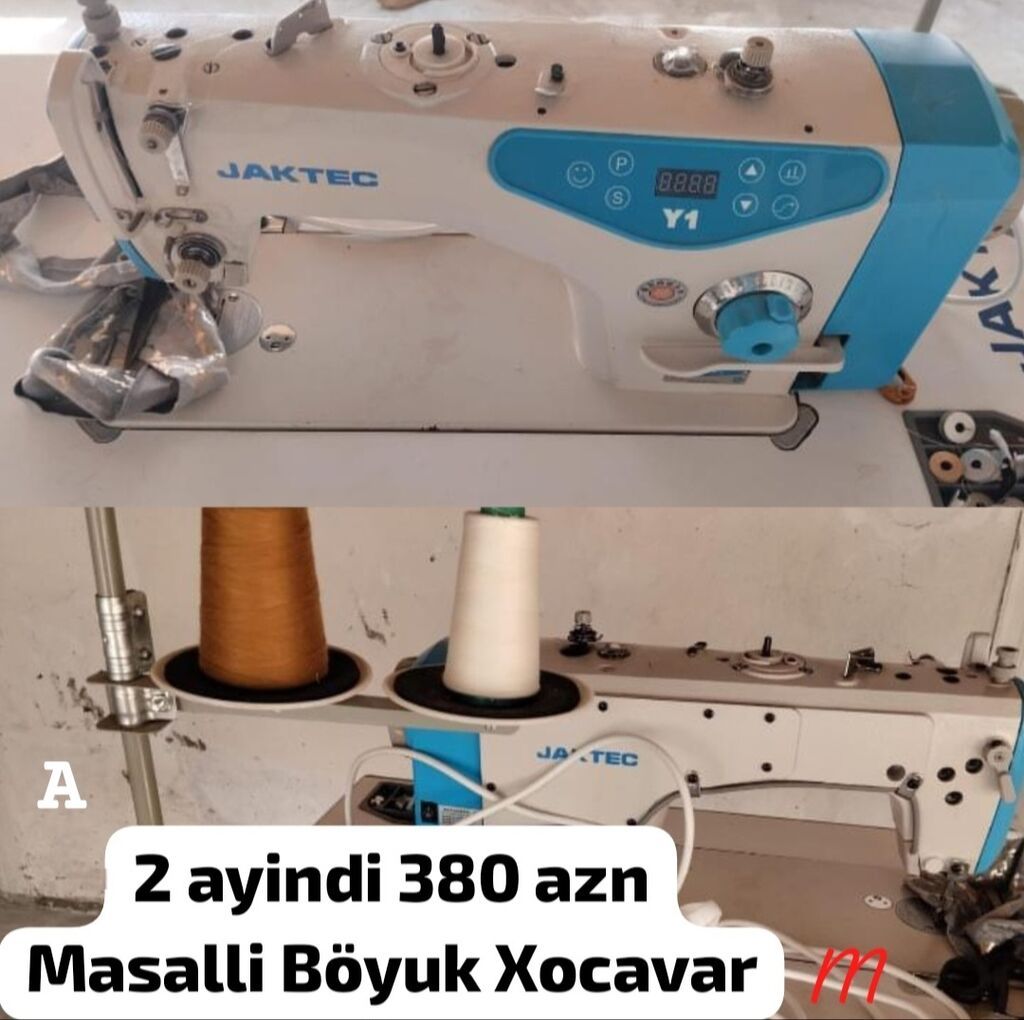 Jaktec Y1 sənaye tikiş maşını - Rəqəmsal idarəetmə paneli: P/S — Tikiş və işəmə maşınları, Masallı