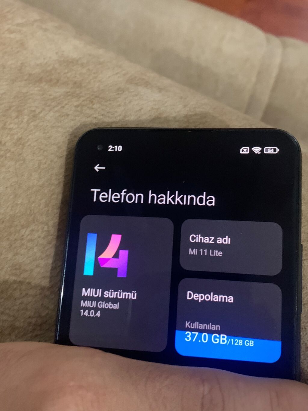 Xiaomi 11 Lite, 128 GB, rəng - Qara, Barmaq izi, Face ID — Xiaomi, Xırdalan (8)