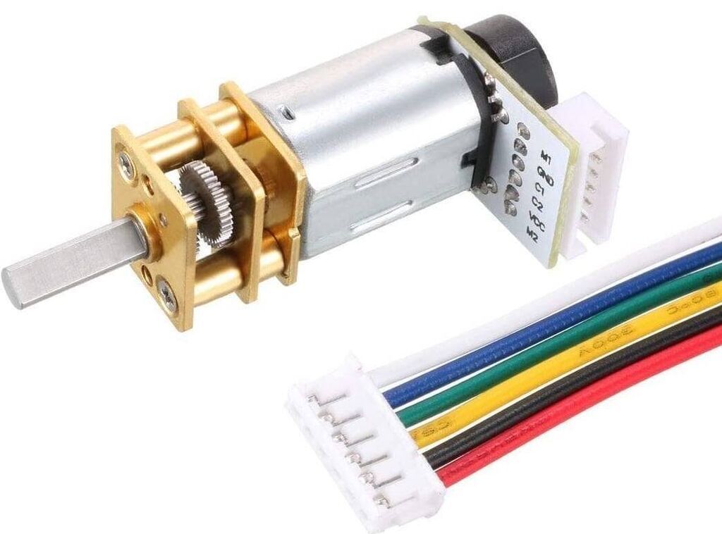 NovaMax Enkoderli 6V 500 RPM Mikro DC Motor Peşəkar robot layihələri — Avtomobillər, Bakı