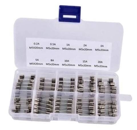 Qoruyucu Dəst (Şüşə Sığorta) 5x20mm – 100 ədəd, 10 çeşid Texniki — Bakı