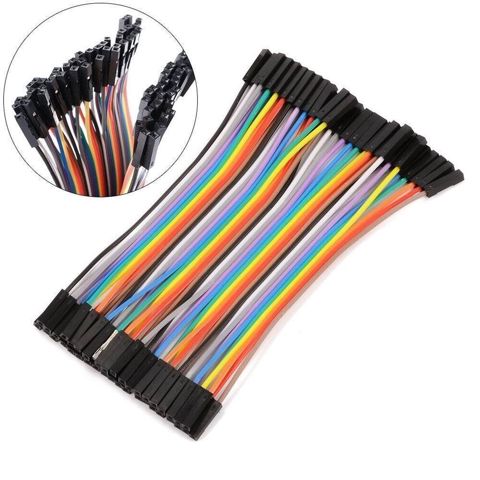 40 Pin Ayrılabilən Dişi-Dişi Jumper Kabel – 100 mm Layihələrdə — Bakı
