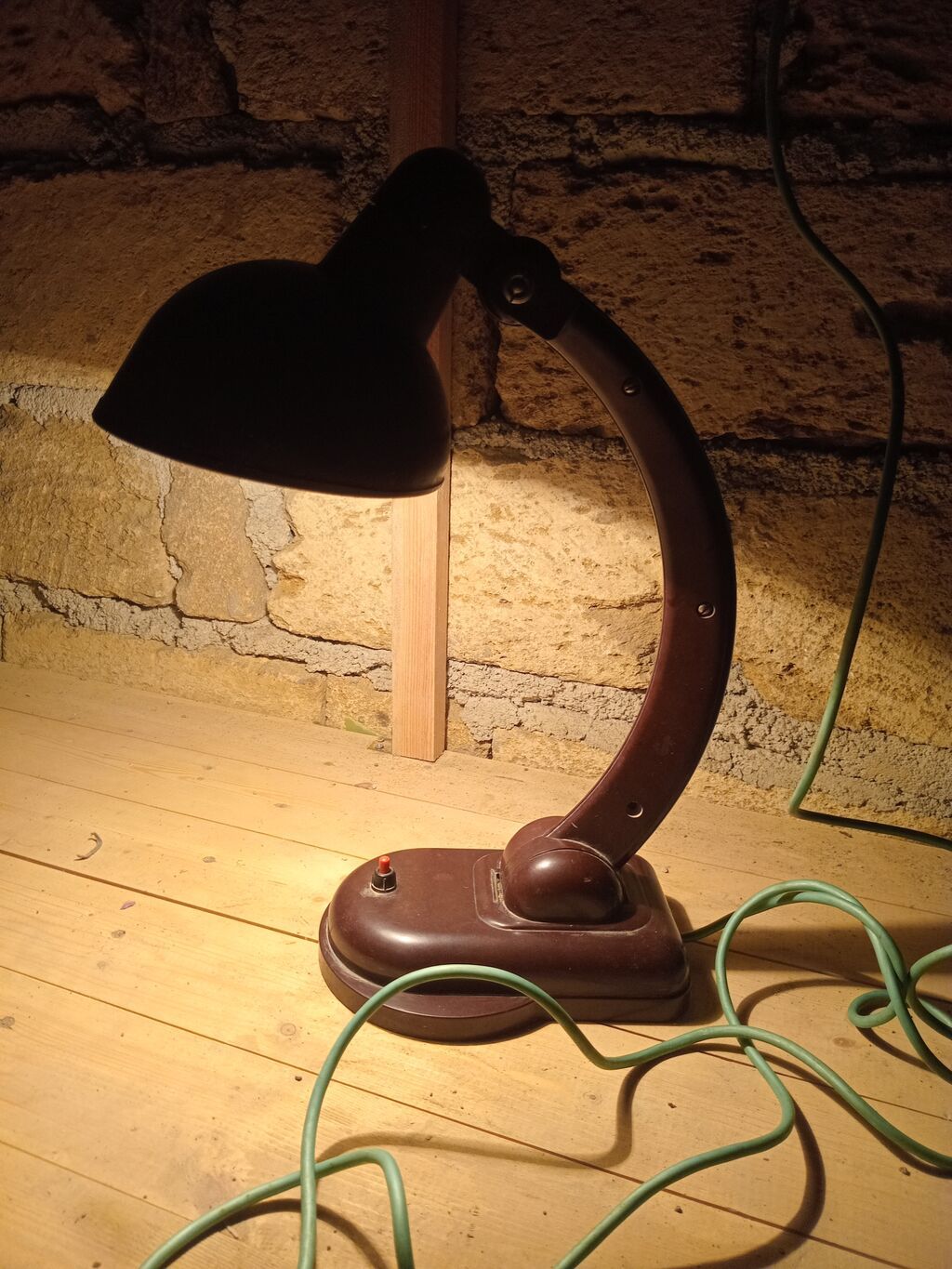 Məhsul: Retro masa lampası Təsvir: - Klassik “gooseneck” üslublu masa — Döşəmə və stol lambaları, Gəncə (2)