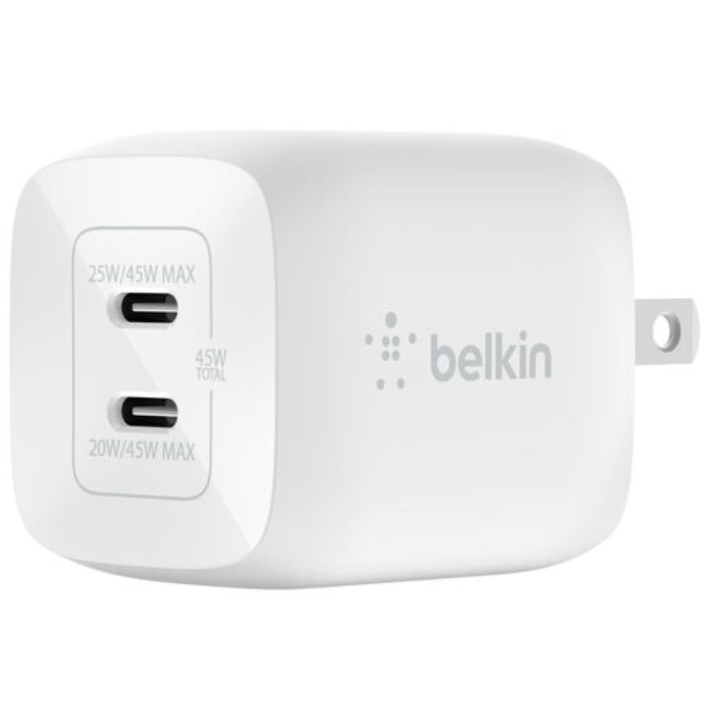 Adapter Belkin Usb-c PD Wall Charger with PPS 45W White — Şarj cihazları, Bakı