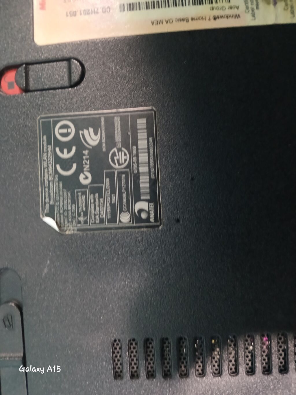 Acer noutbuk – 15.6" ekranlı, tam ölçülü klaviatura (ru/ing layout) və — Acer, Quba (8)