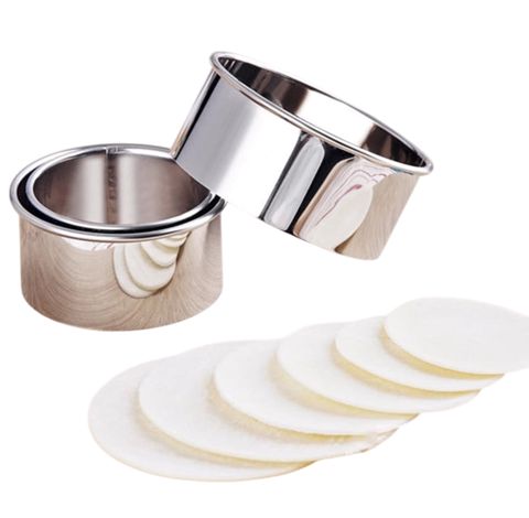 Xəmiri kəsmək üçün forma dəsti MH27513, metal, gümüşü, 6 əd — Bakı