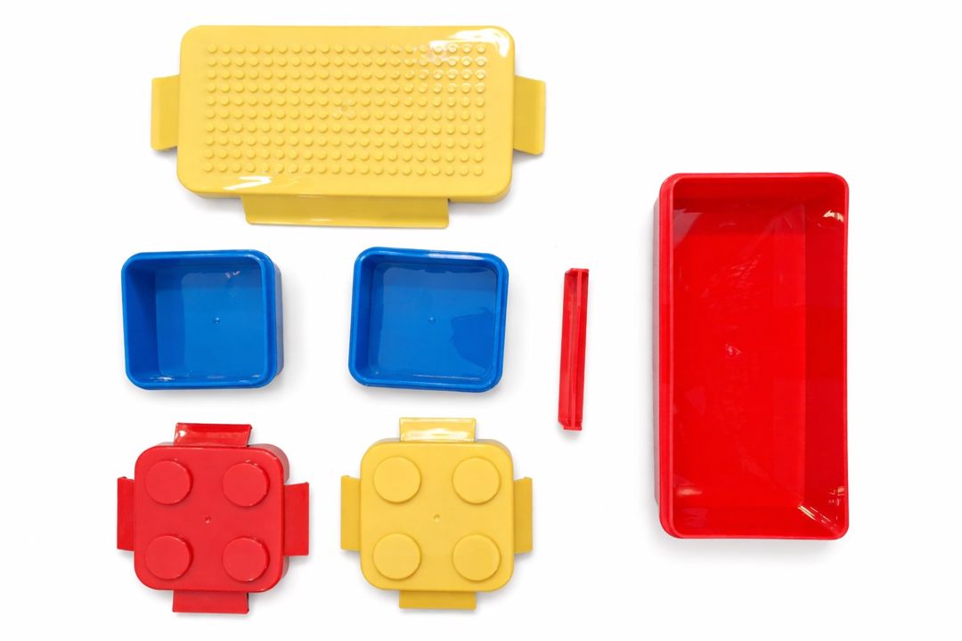 Konteyner dəsti, plastik, göy/qırmızı/sarı — Mallar, Bakı (2)