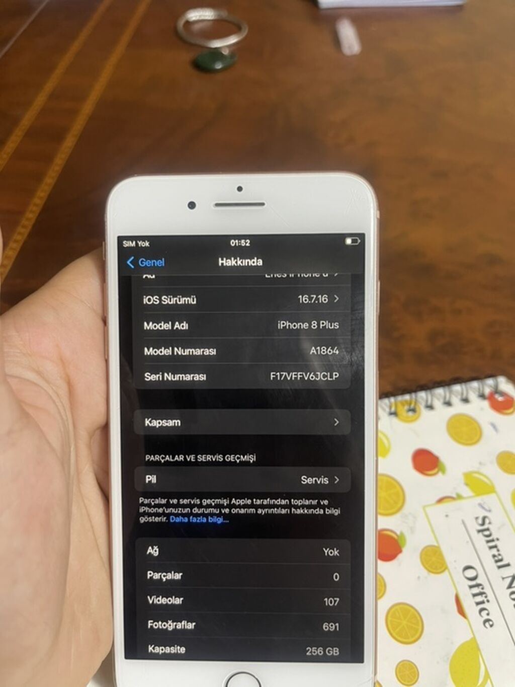 IPhone 8 Plus, 256 GB, Qızılı — Apple iPhone, Masazır (5)